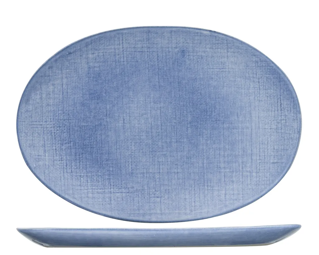 Cosy & Trendy Serveerschaal Sajet Blauw 29.5 x 21 cm